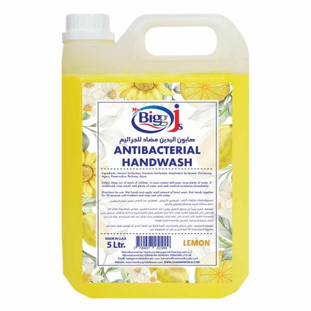 Mr. Bigg J's - Antibacterial Hand Wash Lemon 5L