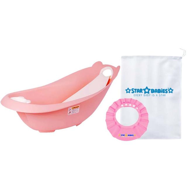 Star Babies - Smart Bath Tub W/ Shower Cap - Pink