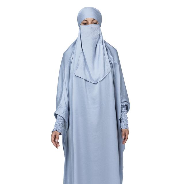 The Modest Company - French Jilbab Dress - Silver Grey