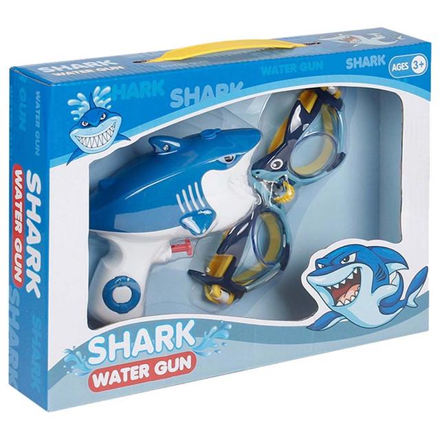 Stem - Shark Water Gun With Shark Shape Mirror - Blue