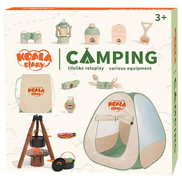 Stem - Mini Camper Tent And Gear Play Kit - 17pcs