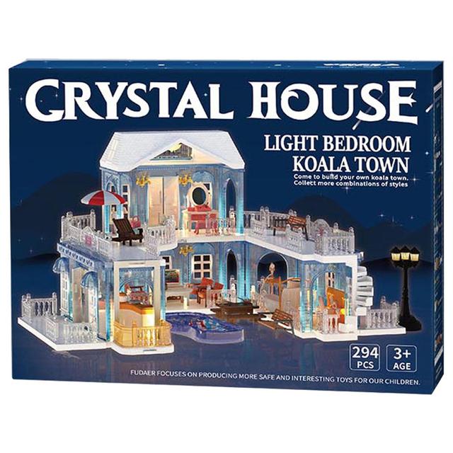 Stem - Diy Toys Bathroom Koala Town Crystal House - 294pcs