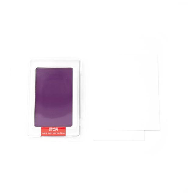 Babies Basic - Clean Fingerprint w/ Two Imprint Cards - 12.5cm - Purple