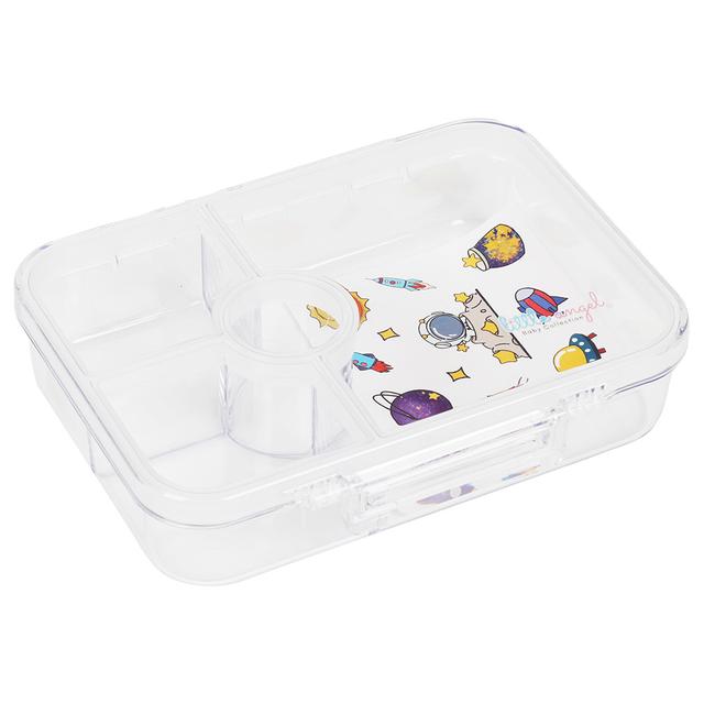 Little Angel - Kid's 4 Compartment Bento Lunch Box With - Space