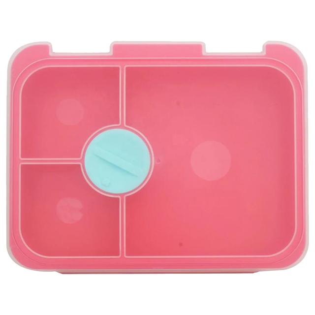 Little Angel - Kid's 4 Compartment Bento Lunch Box With Spork - Pink