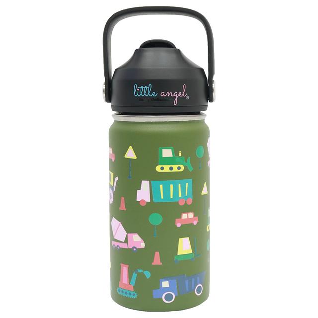 Little Angel - Kids Steel Insulated Water Bottle 400ml - Green