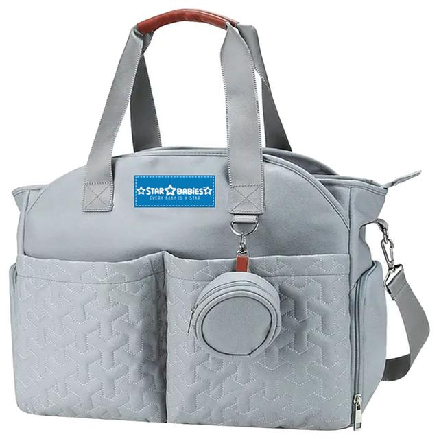 Star Babies - Diaper Portable Bag w/ Pacifier Bag - Blue