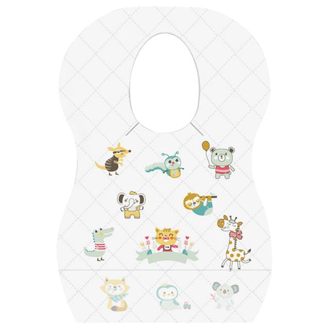 Star Babies - Disposable Bibs - 5pcs - Animal Print