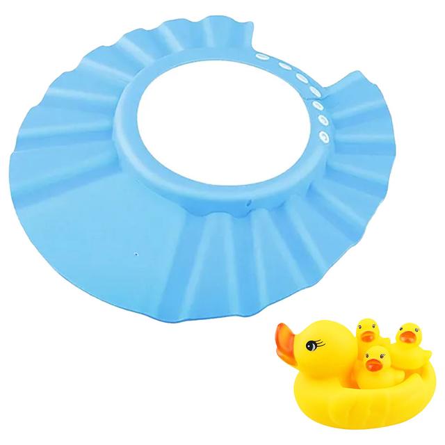 Star Babies - Kids Shower Cap w/ Rubber Duck - 2pcs - Blue