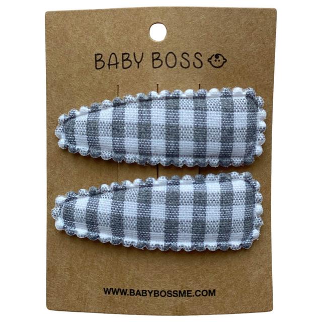 Baby Boss - Hair Clip - Black Stripes