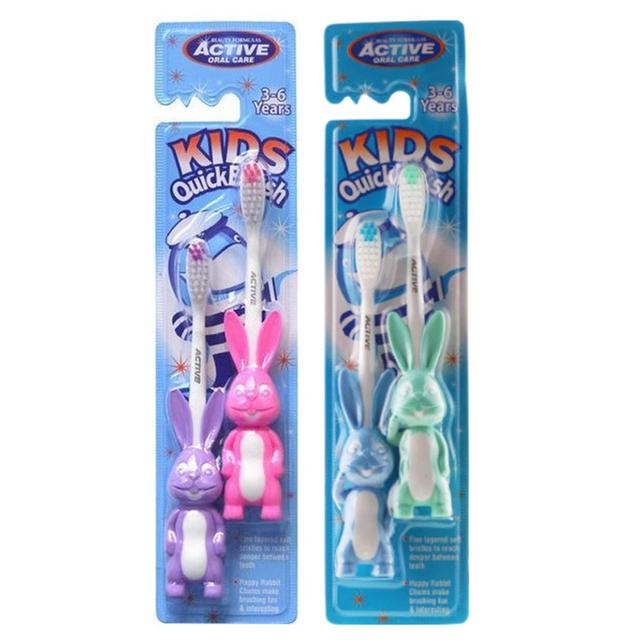 Beauty Formulas - Kids Tooth Brush Rabbit 2pc/Pack - Assorted