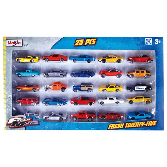 Maisto - Fresh Metal - 25pcs Model Car Set