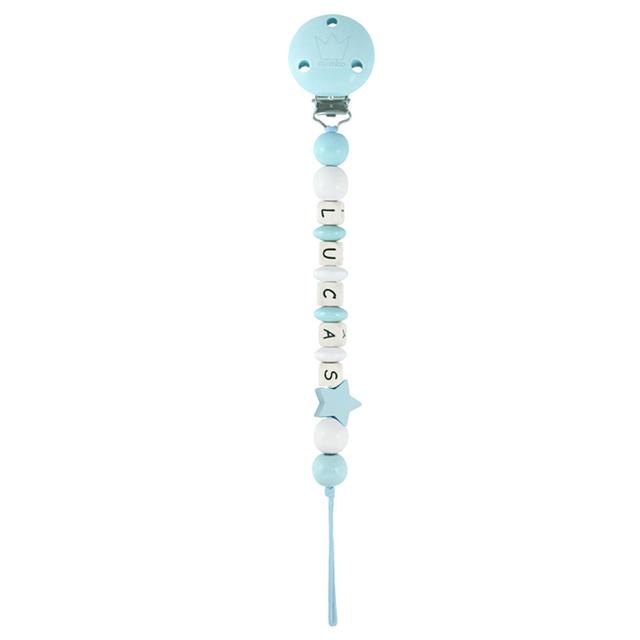 Littlemico - Personalised Pacifier Holder - Light Blue