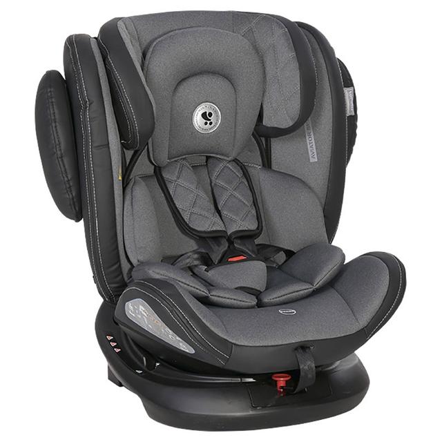 Lorelli - Aviator Isofix Rotation Car Seat - Black/Dark Grey