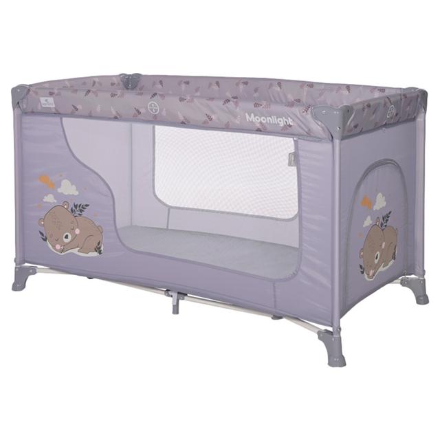 Lorelli - Moonlight 1 Level Baby Cot - Grey Dream