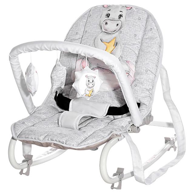 Lorelli - Eliza Noble Baby Rocker - Grey Hippo