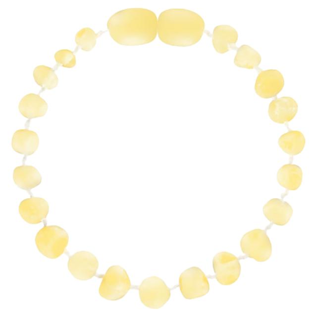 Made by Nature - Premium Amber Baby Teething Bracelet - Milk Raw