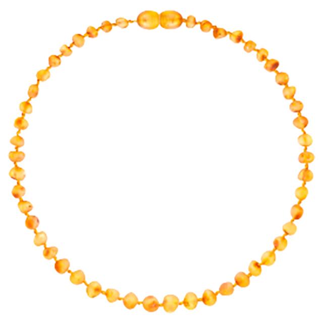 Made by Nature - Premium Amber Baby Teething Necklace - Honey Raw