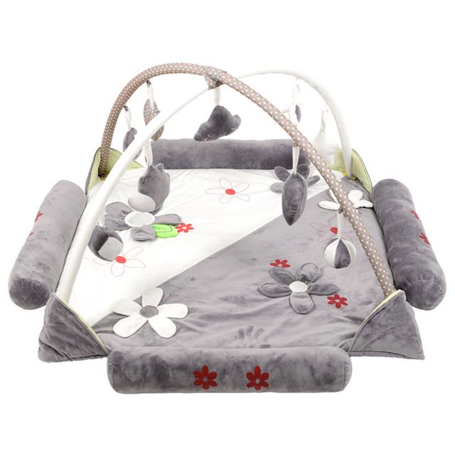 Little Learners - 2-In-1 Baby Playmat - Grey