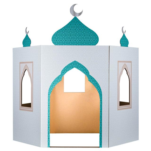 Hilalful - Themed Cardboard Playmosque - White/Blue