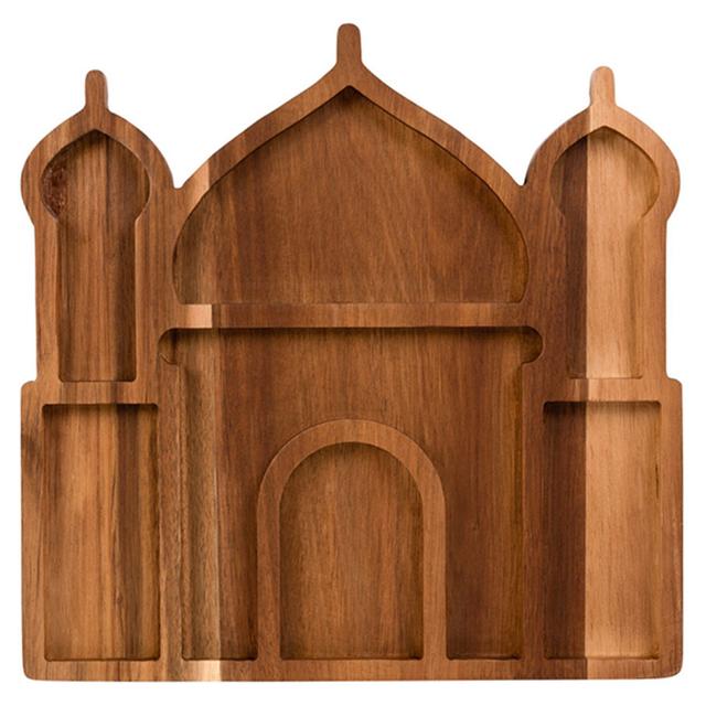 Hilalful - Premium Wooden Platter - Mosque