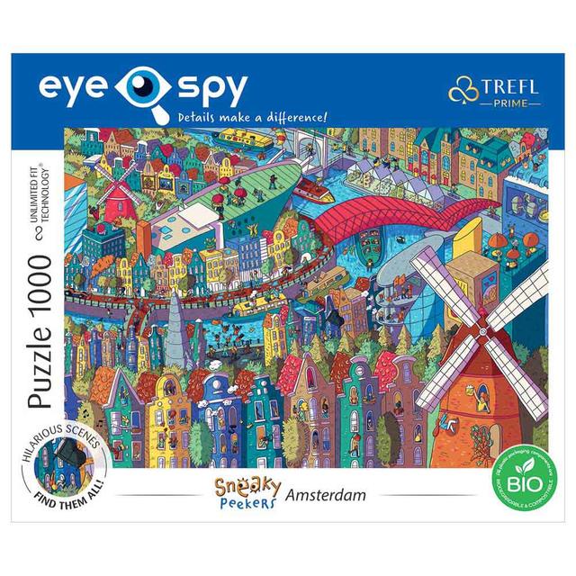 Trefl Puzzle - UFT Eye-Spy Amsterdam & The Netherlands Puzzle - 1000pcs