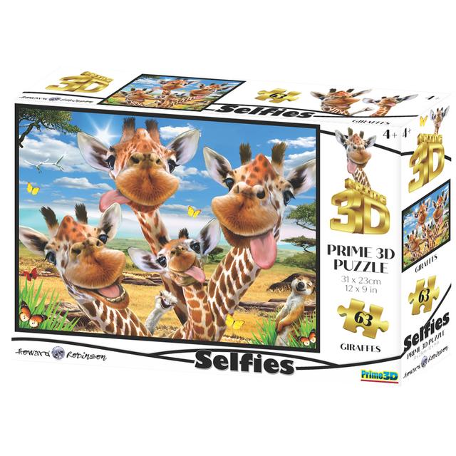 Prime3D - Giraffe Selfie Puzzle - 48pcs