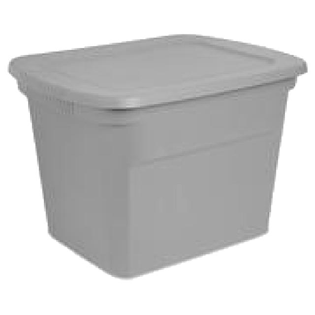 Sterilite - Cement Storage Tote - 18 Gallon