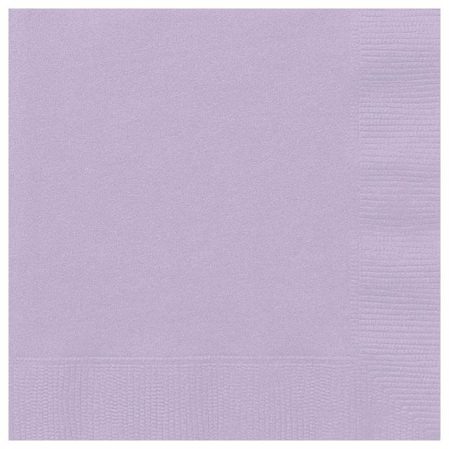 Unique - Lunch Napkin - Lavender - Pack of 20