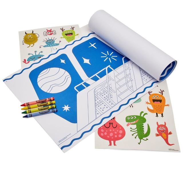 Crayola - Colour your own Map Roll - Space