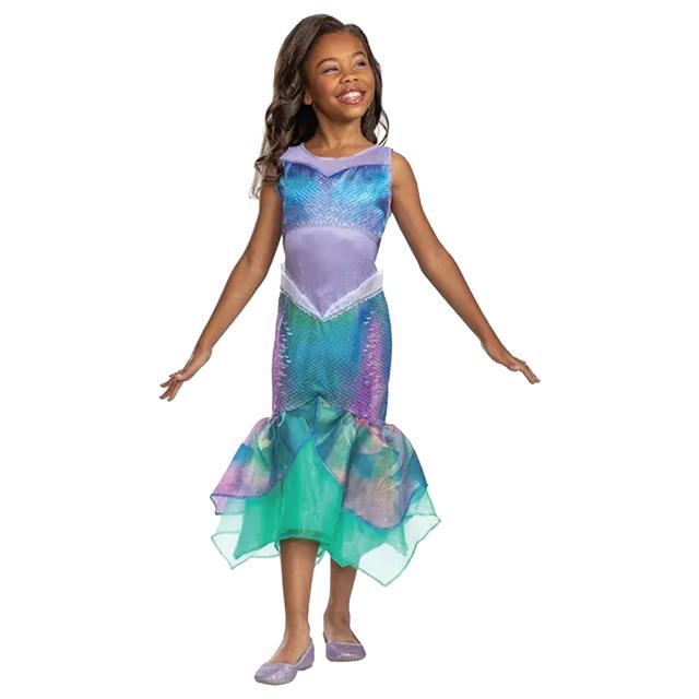 Party Centre - Disney Little Mermaid Ariel Deluxe Costume For Girls