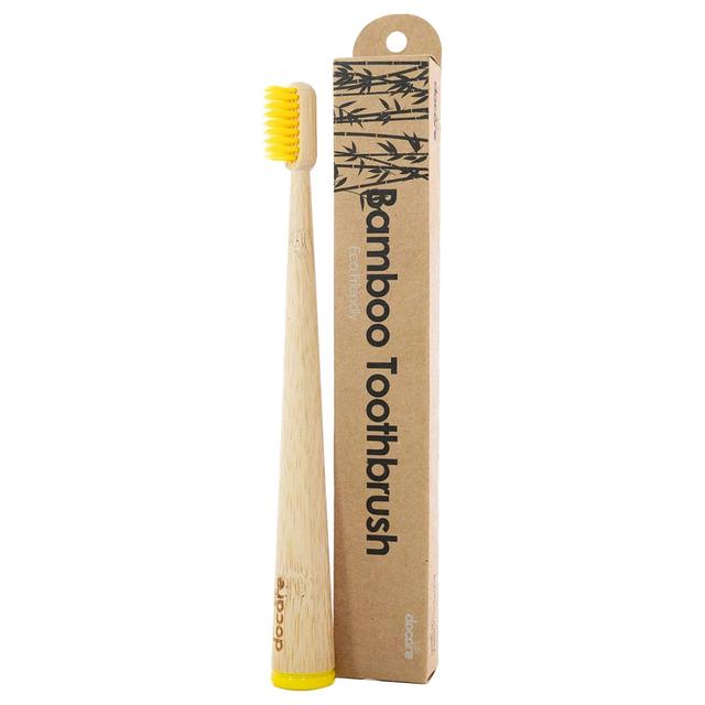 Docare - Eco Friendly Bamboo Tooth Brush Round Handle