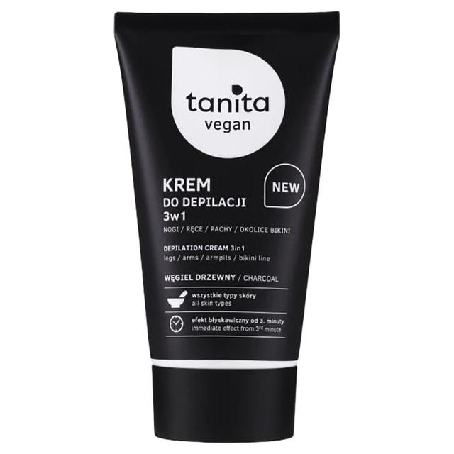 Tanita - 3-In-1 Vegan Depilation Cream - Charcoal