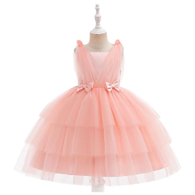 Sugar Rush - Bow & Tulle Sleeveless Party Dress - Pink