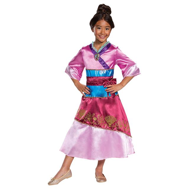 Party Centre - Disney Princess Mulan Costume - Pink