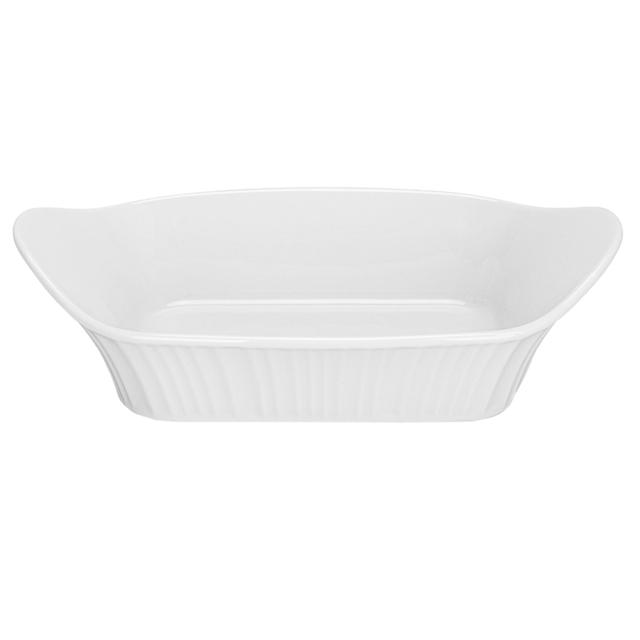 Fissman - Rectangular Baking Dish - White - 780 ml