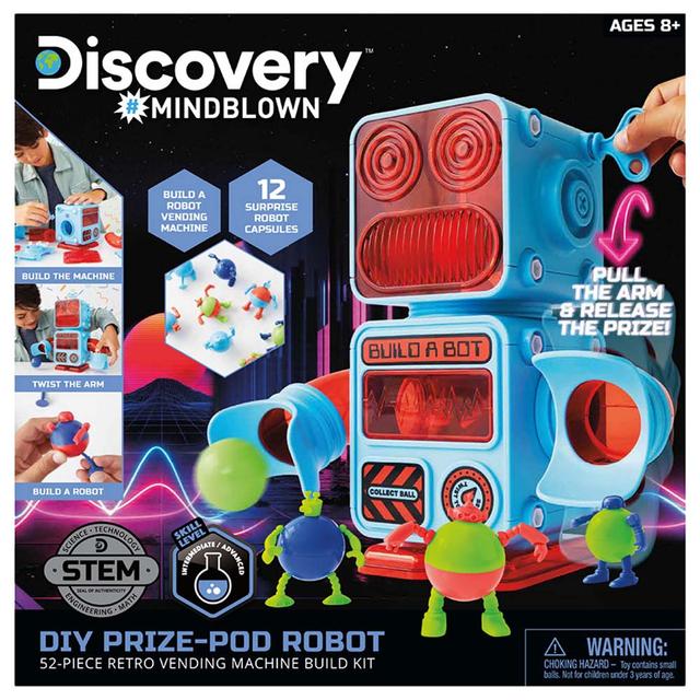 Discovery - Mindblown Stem Diy Prize - Pod Robot Kit - 52pcs