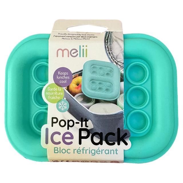 Melii - Silicone Pop-It Ice Pack - 2pcs - Turquoise & Mint