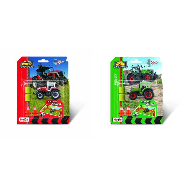 Maisto - Mini Farm Die-Cast Work Machine Playset - Colour May Vary