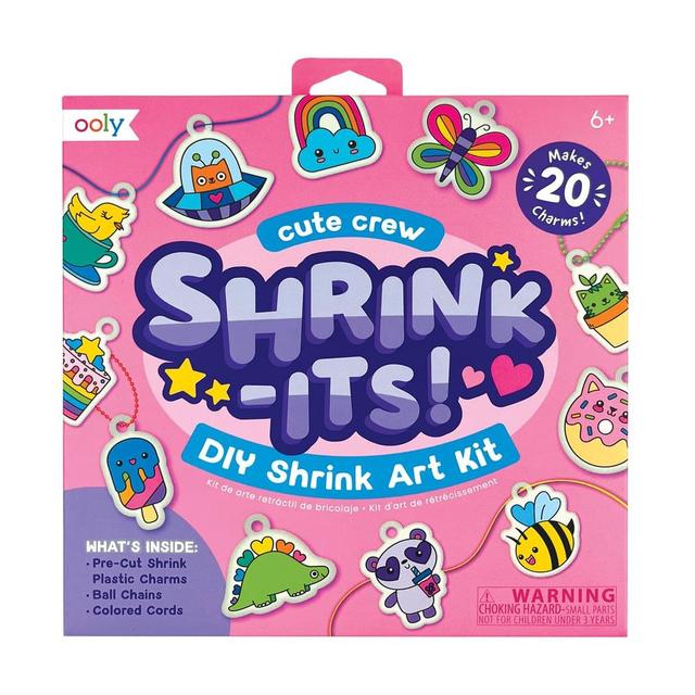 Ooly - Shrink-Its! DIY Shrink Art Kit - Cute Crew