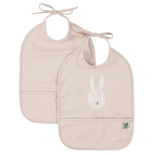 Trixie - 2pc-Set - Waterproof Bib - Mrs. Rabbit