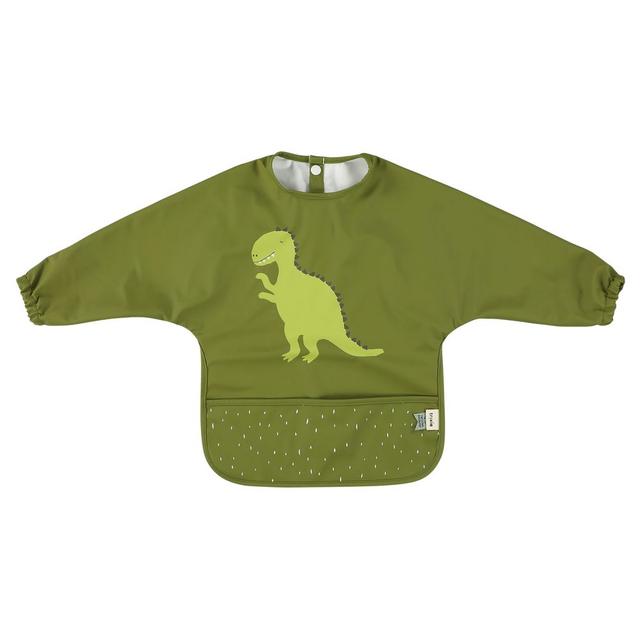 Trixie - Waterproof Longsleeve Bib - Mr. Dino