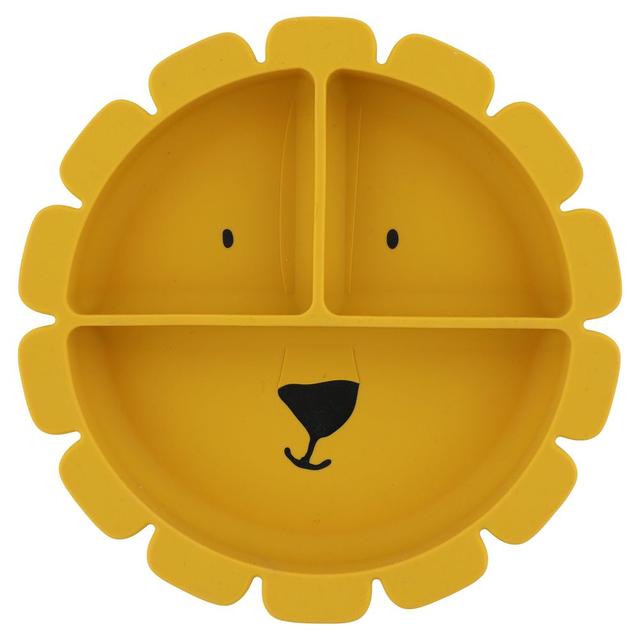 Trixie - Silicone Divided Plate W/Suction - Mr. Lion