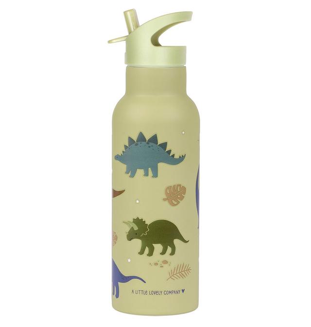 A little Lovely Company - Stainless Steel Water Bottle - 500ml - Dinosaurs