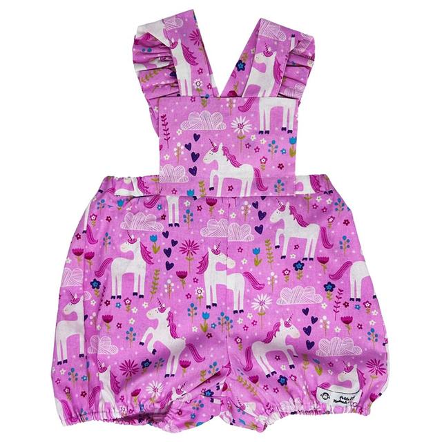 Petite Lamb - Unicorn Romper - Pink