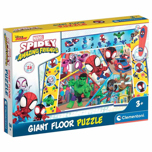 Clementoni - Maxi Spidey & Friends Puzzle - 24pcs