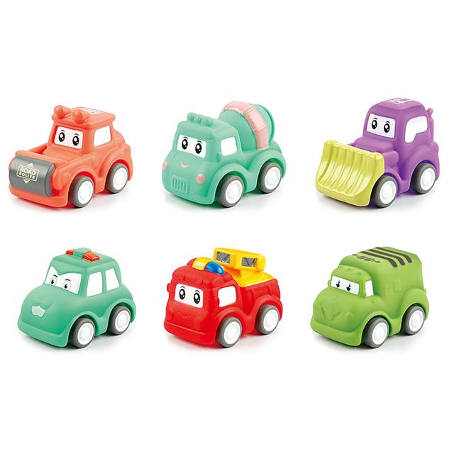 Stem - Roll And Glide Cartoon Trucks Set - 3pcs - Style May Vary