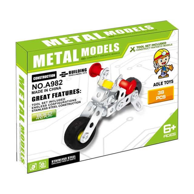 Stem - Build And Play Metal Models Construction Kit - 38pcs