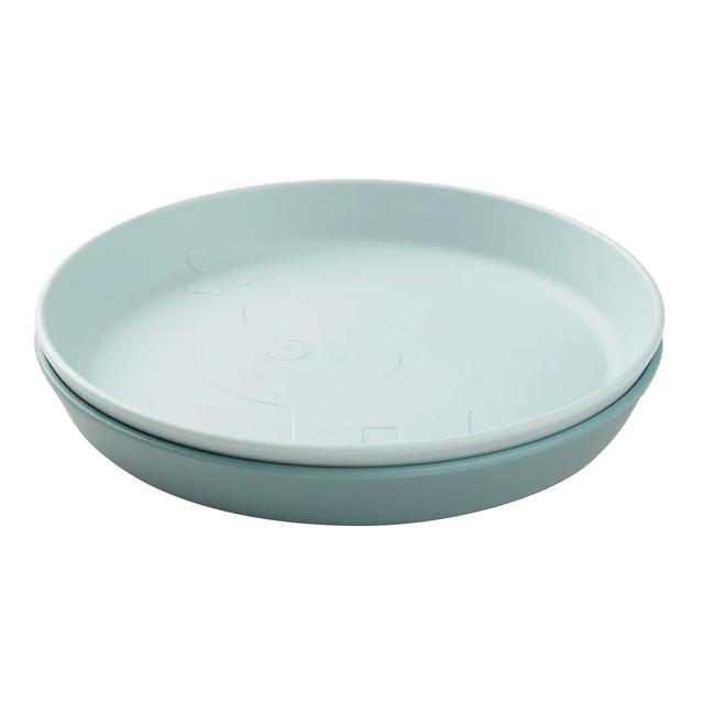 Done by Deer - Kiddish Plate - Elphee Blue - Pack of 2