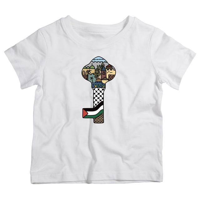 Twinkle Hands - Kids Palestine T-Shirt - Home 